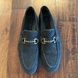 Navy blue , Italian men’s shoe
